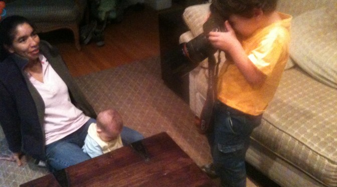 I can finally lift dad’s camera